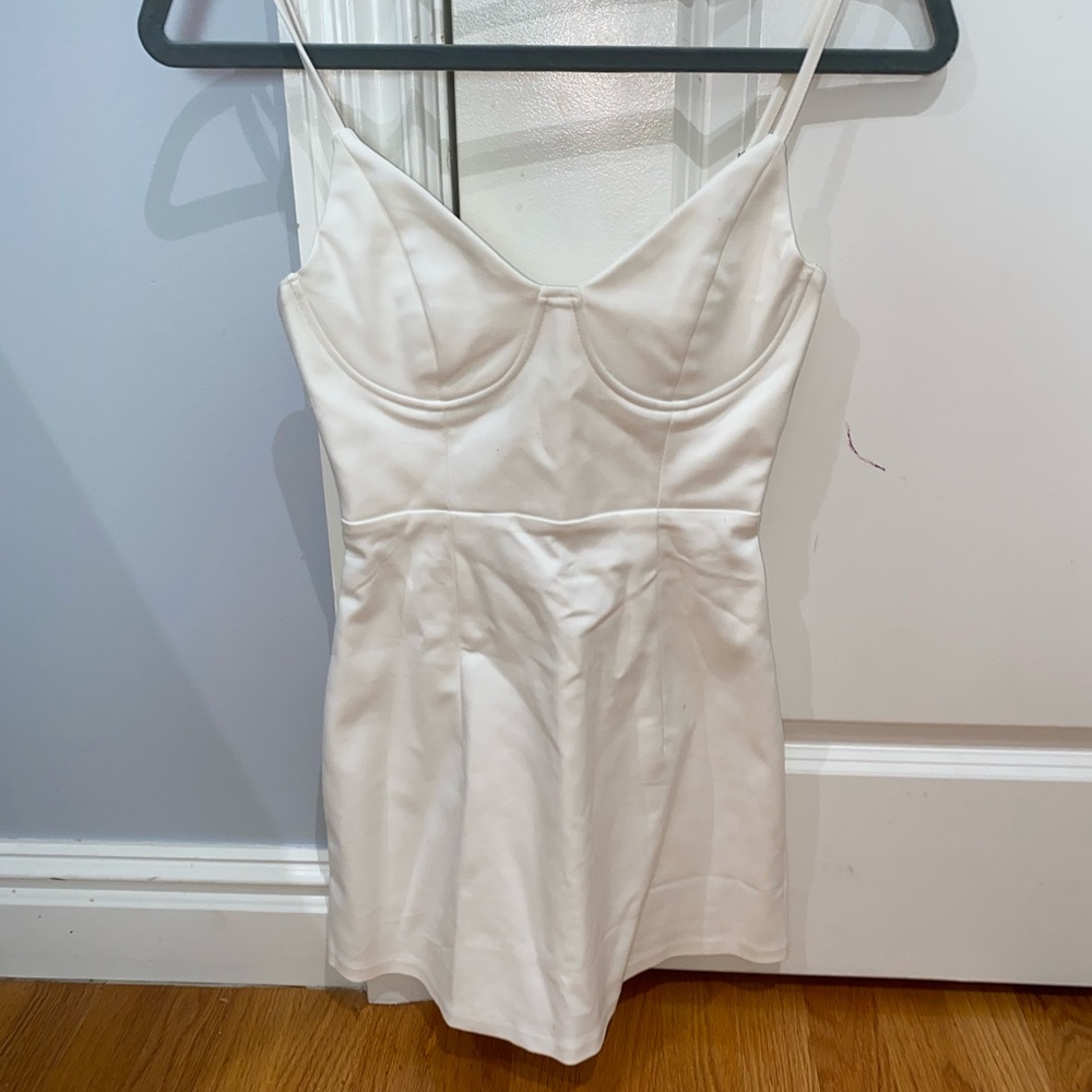 Princess Polly White Novella mini dress